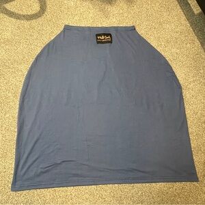 Milk Snob Solid Blue 5-in-1 Infant Car Seat Nursing Cover